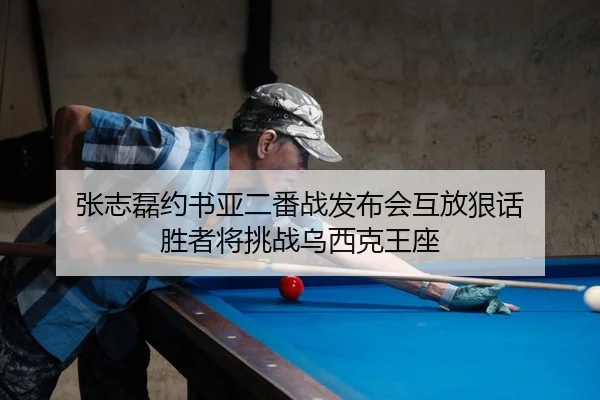 张志磊约书亚二番战发布会互放狠话 胜者将挑战乌西克王座